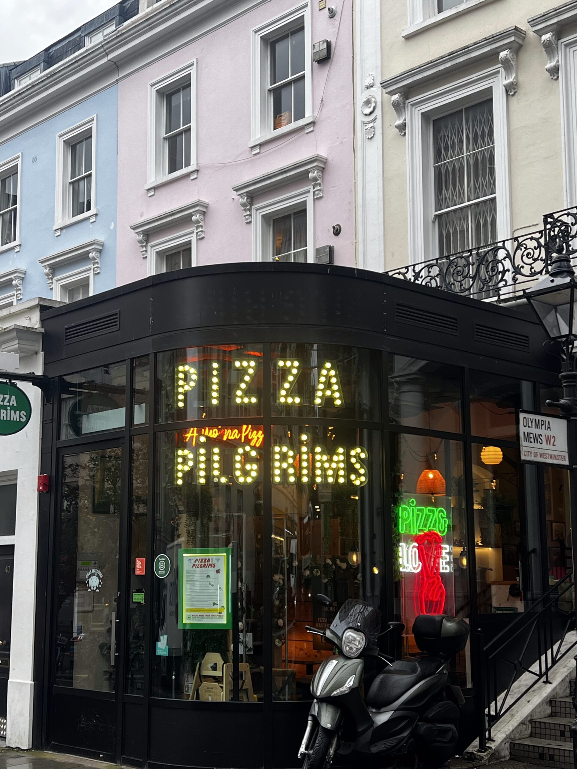 Completed shopfront at 36–38 Queensway featuring new structural extension and glazed façade – Westmasters project