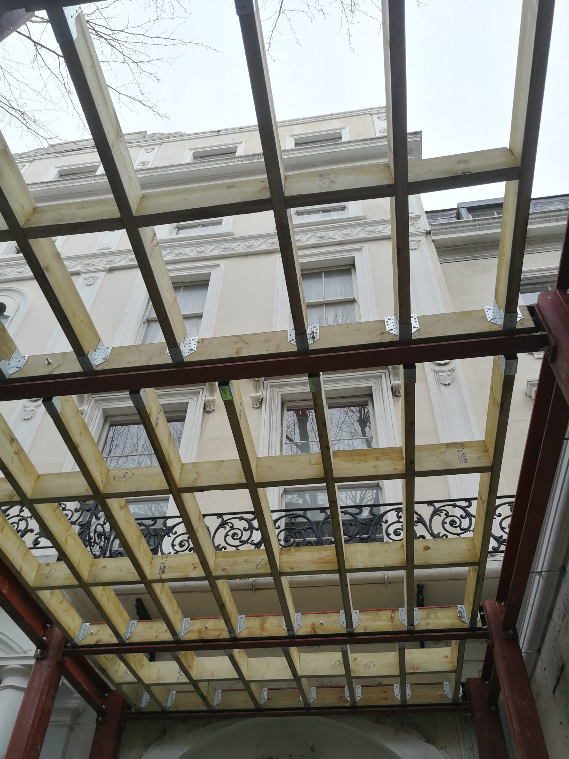 36 38 queensway project roof structure wesmasters